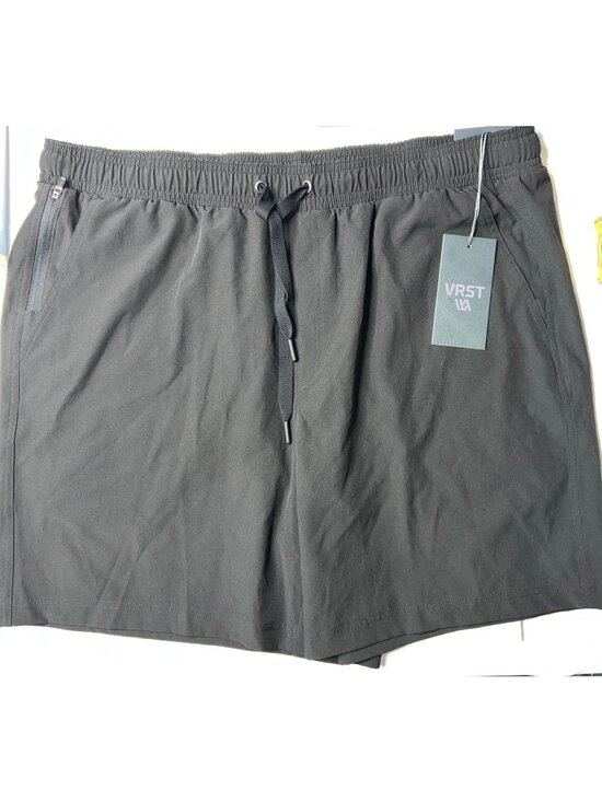 VRST Other - Vrst Black Athletic Shorts Elastic Waist Zip Pocket Boxer Lining XL MSRP $55